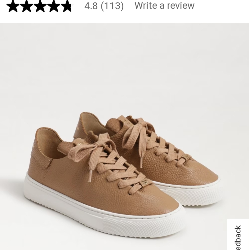 Sam Edelman poppy leather sneakers size 9